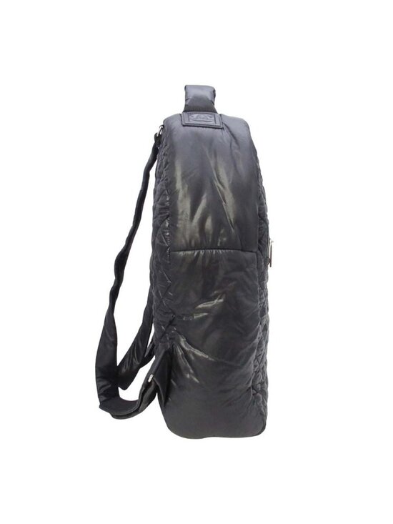 Chanel CC Logo Quilted Backpack Purse Black main image 6